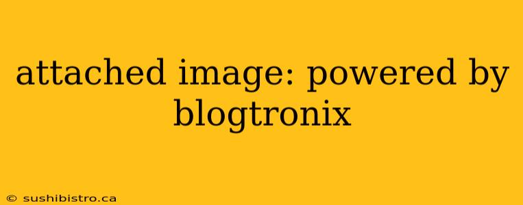 attached image: powered by blogtronix